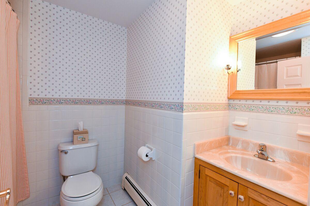 254 Cedric Road Centerville, MA 02632 - Photo 19 of 24 a bathroom with a sink a toilet and vanity