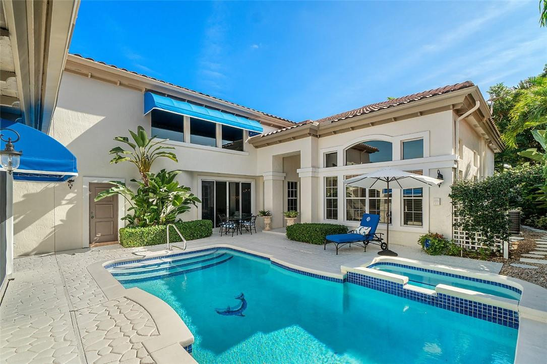 6366 Northwest 23rd Street Boca Raton, FL 33434 - Photo 5 of 37 Courtyard and Pool looking at Main Home
