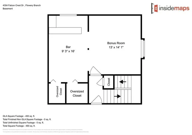 a picture of a bench in a white building