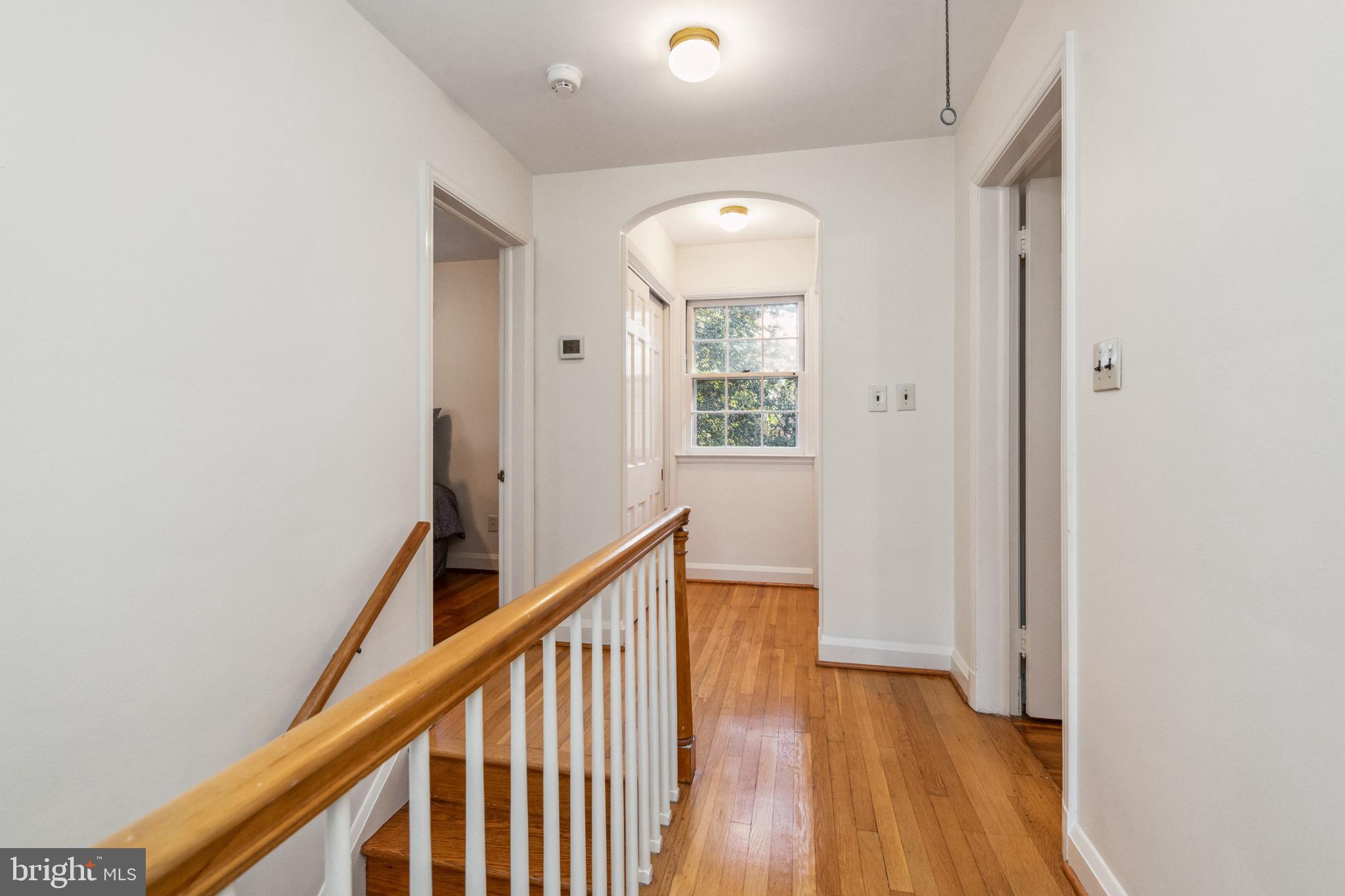 203 Churchwardens Road Baltimore, MD 21212 - Photo 30 of 48 Upper Level Hallway with 2 Linen Closets