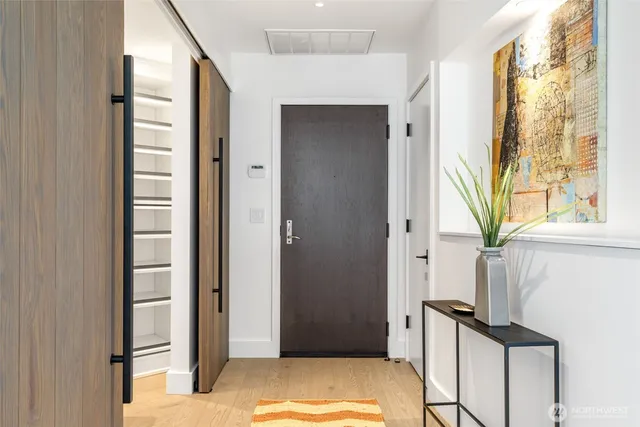 a view of front door