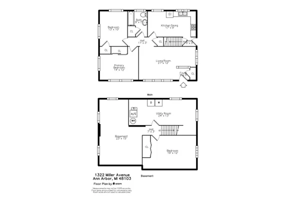 $324,900 | 1322 Miller Avenue, Ann Arbor, MI 48103