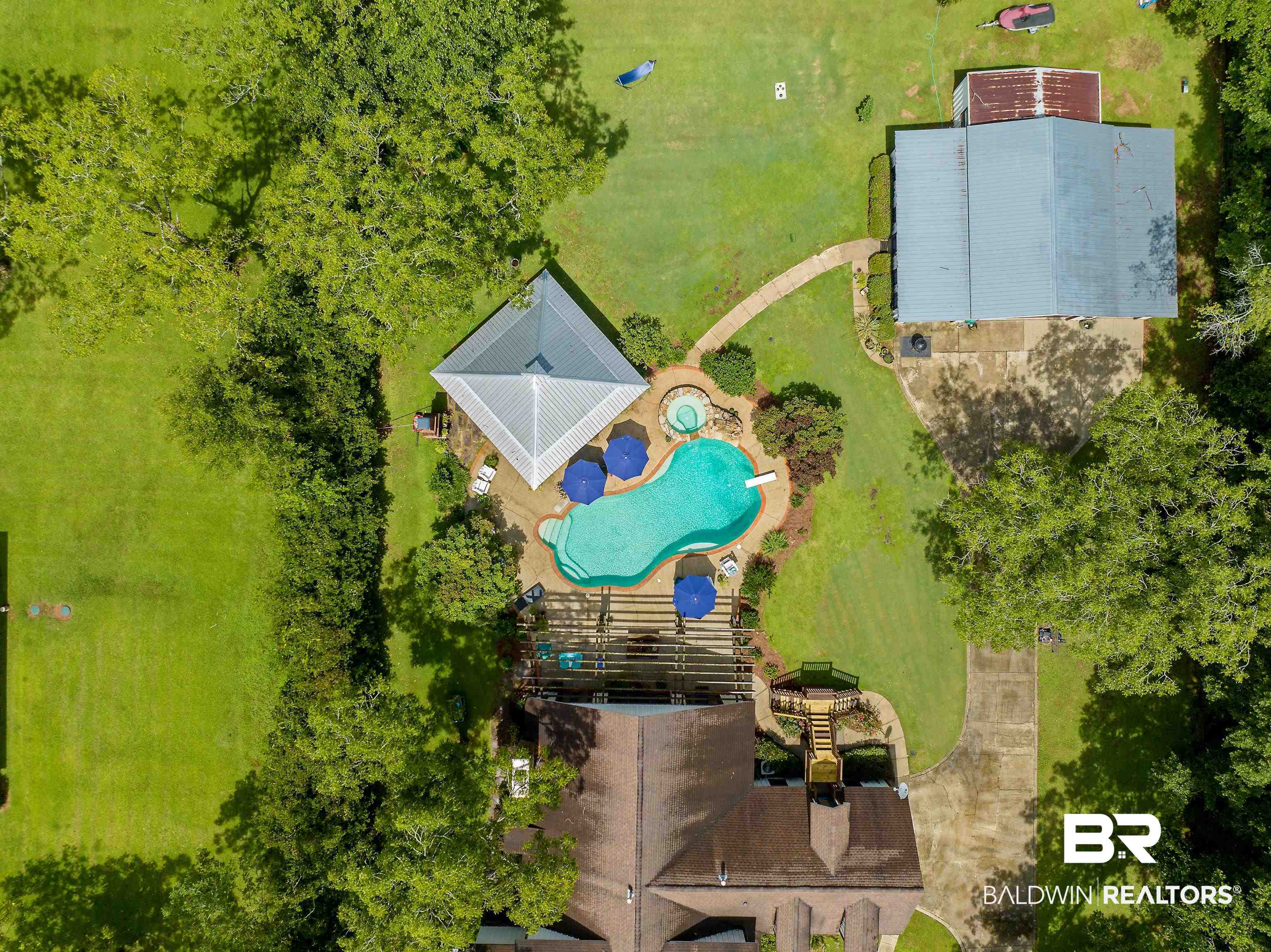 13253 Mary Ann Bch Road Fairhope, AL 36532 - Photo 40 of 54 View of aerial view
