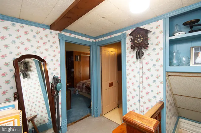 a view of storage and utility room