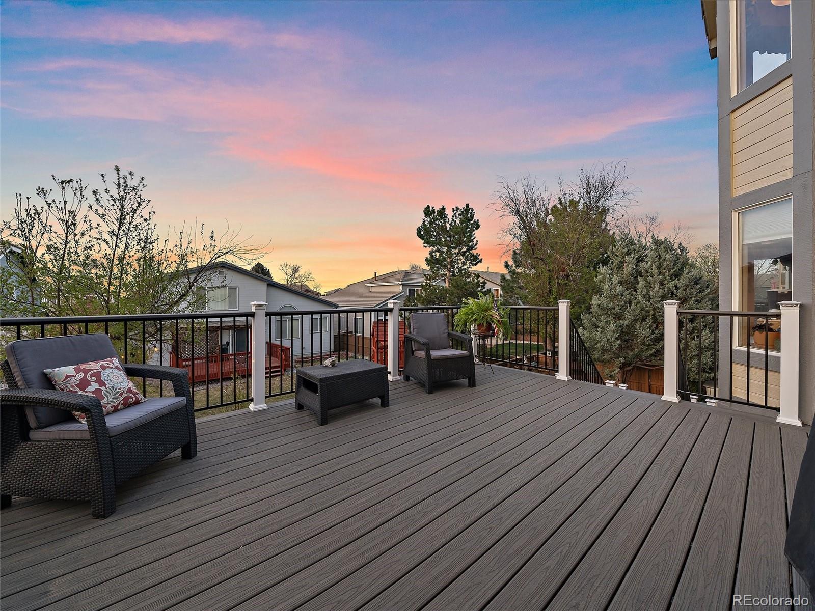 6523 Shannon Trail Highlands Ranch, CO 80130 - Photo 16 of 38 a view of a roof deck with couches