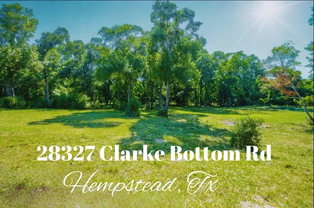 $99,000 | 28327 Clarke Bottom Road, Hempstead, TX 77445
