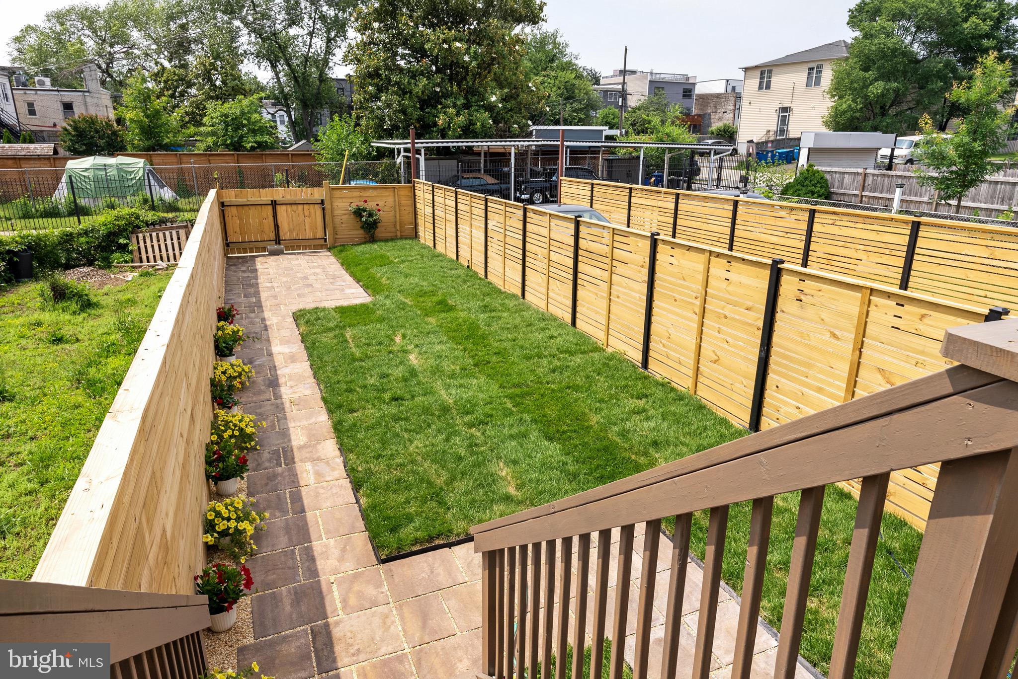 1841 E Street Northeast Washington, DC 20002 - Photo 21 of 50 a view of balcony with wooden floor