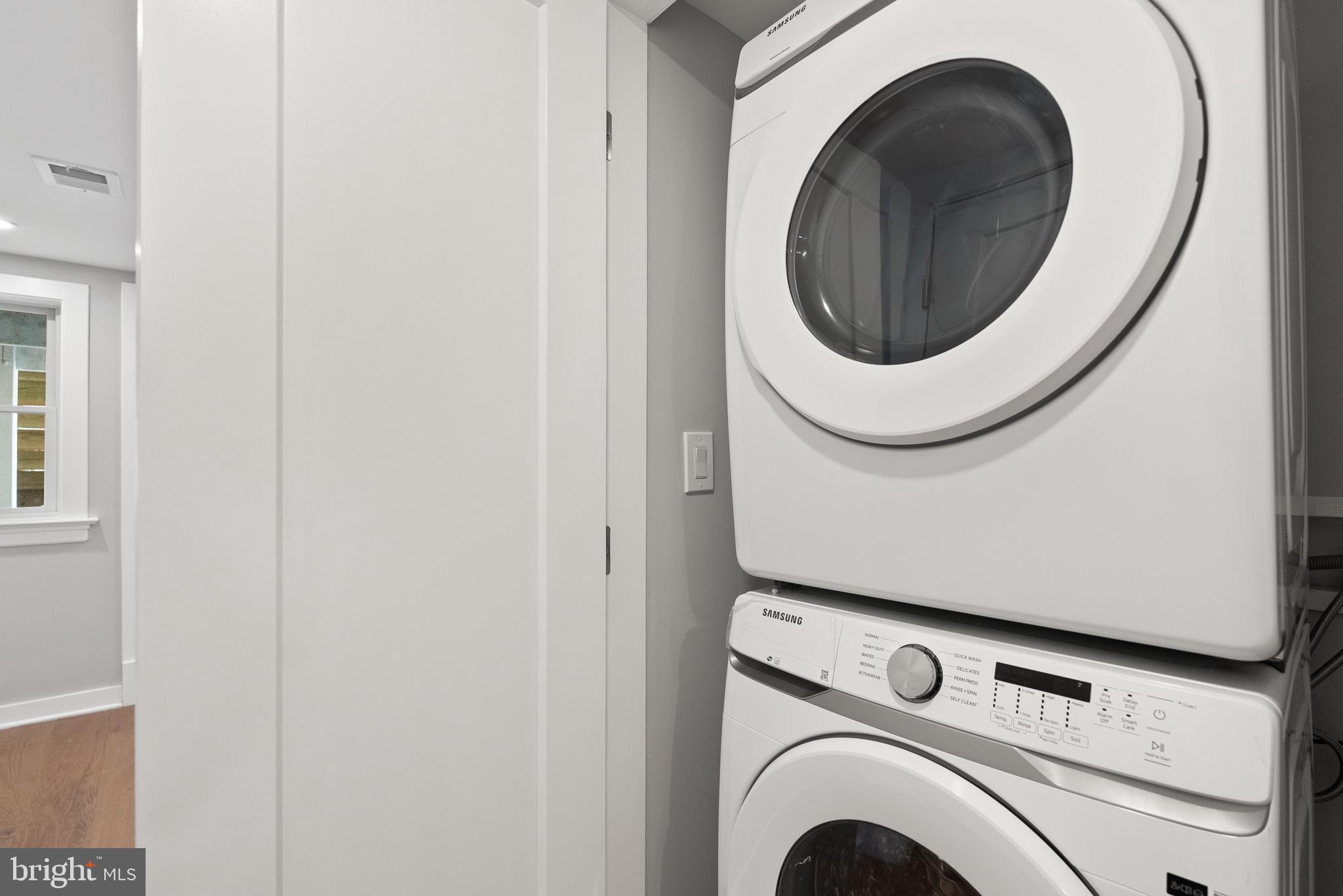 1841 E Street Northeast Washington, DC 20002 - Photo 40 of 50 a close up view of a washer and dryer