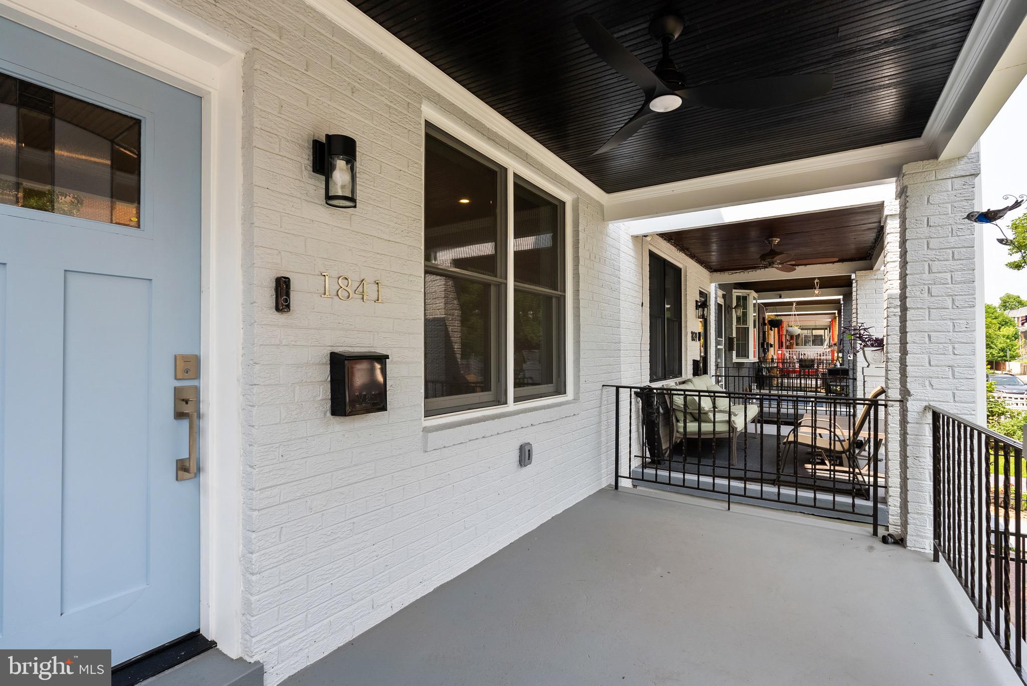 1841 E Street Northeast Washington, DC 20002 - Photo 6 of 50 a view of a porch with seating space