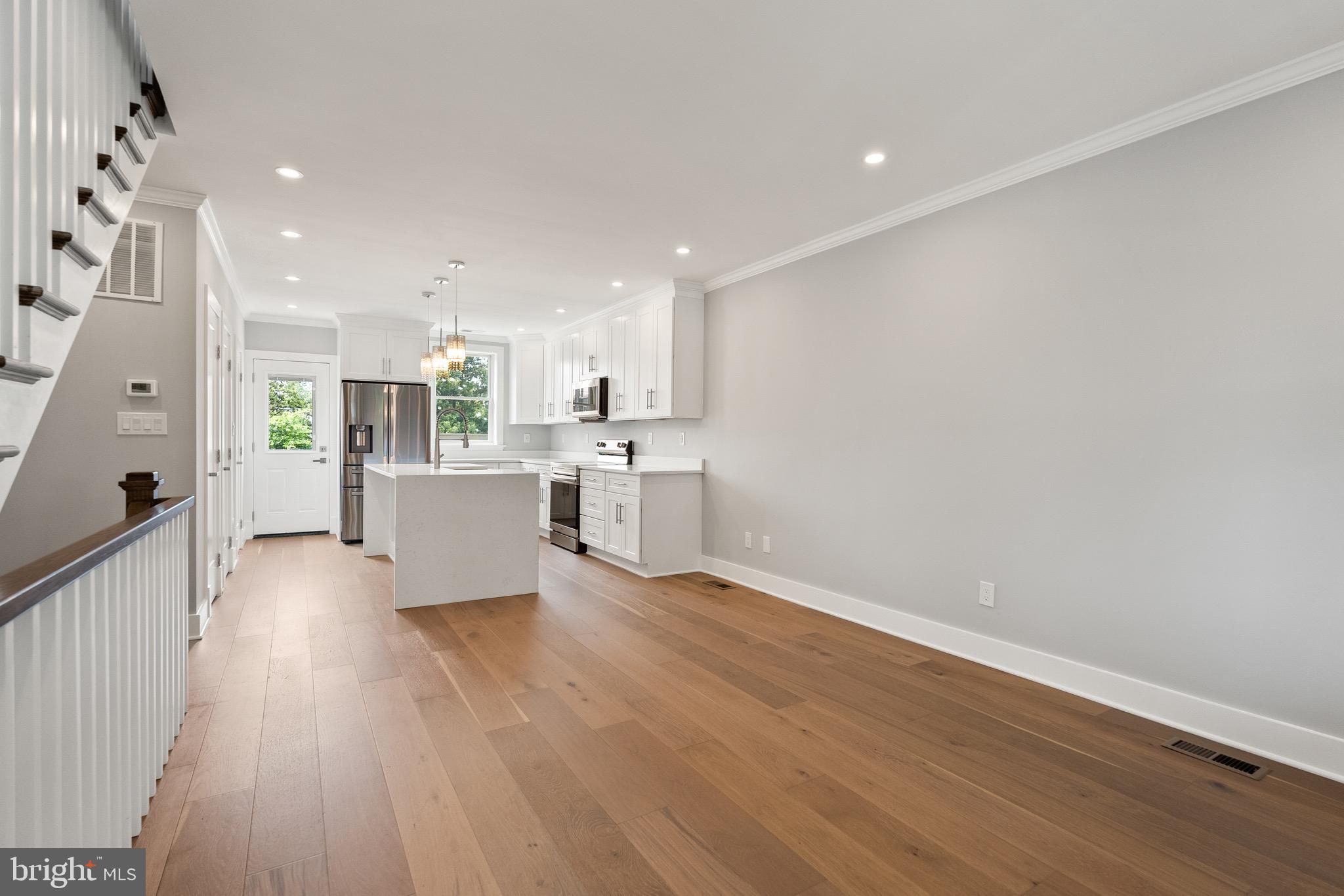 1841 E Street Northeast Washington, DC 20002 - Photo 9 of 50 a view of kitchen with wooden floor