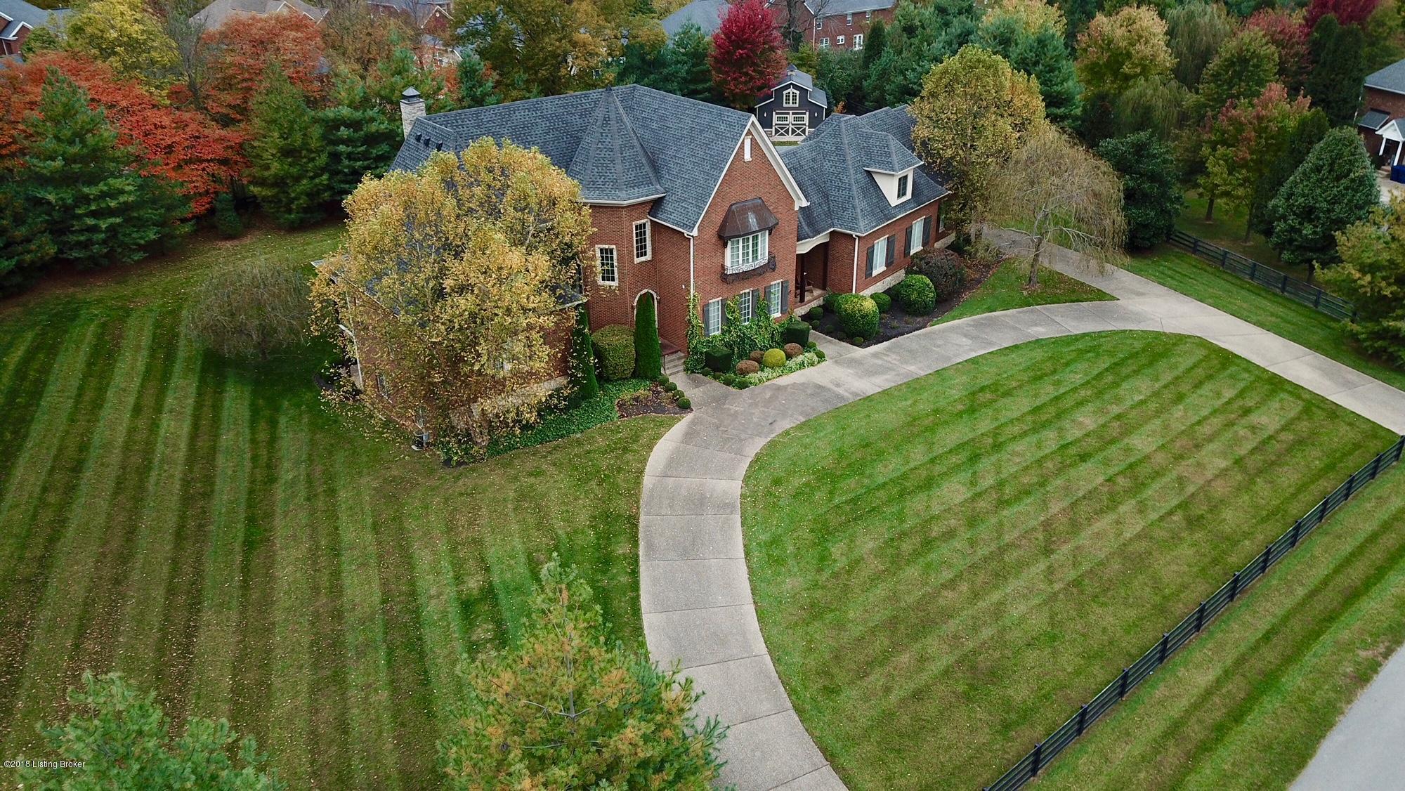 5912 Mt Pleasant Road Prospect, KY 40059 - Photo 1 of 38 Mt Pleasant Arial Front Elevation