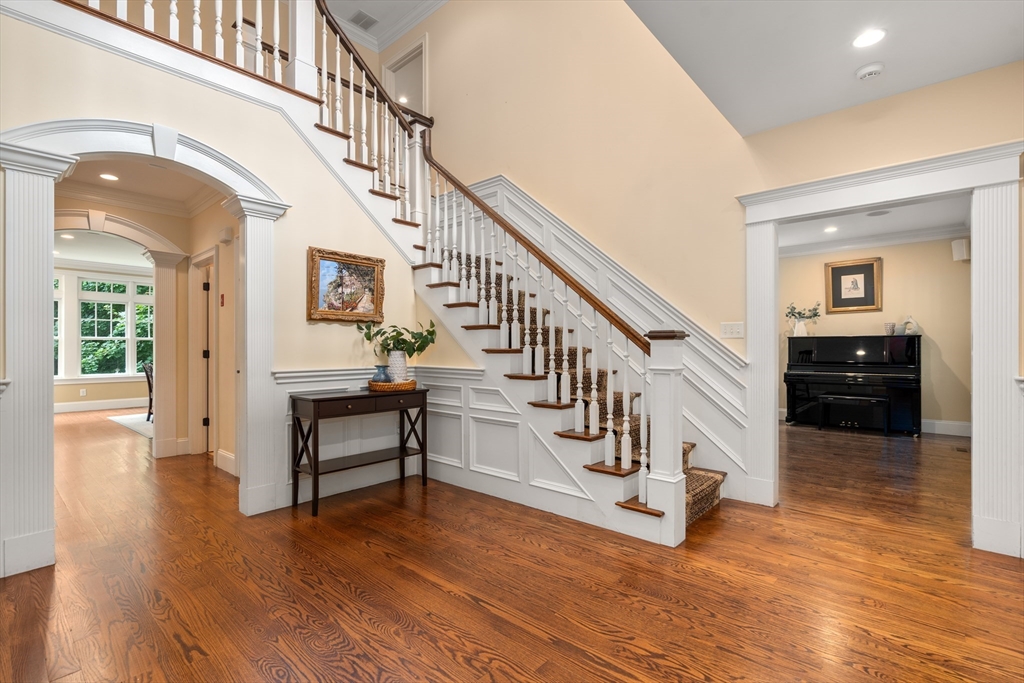 42 Victoria Road Sudbury, MA 01776 - Photo 5 of 42 a view of entryway and hall with wooden floor