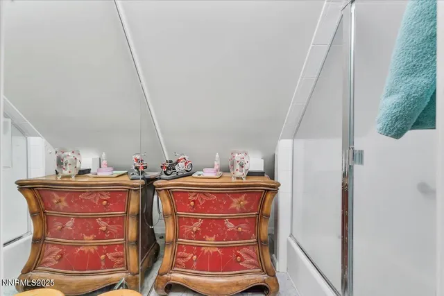 a view of a pathway of a building