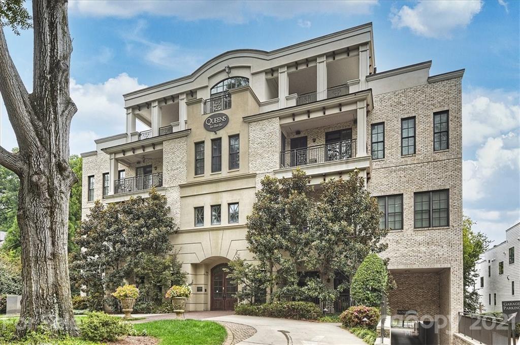 a large building with a lot of windows