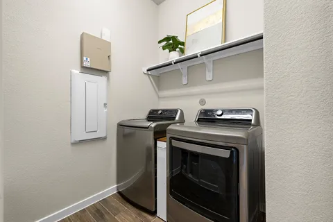 a view of washer and dryer