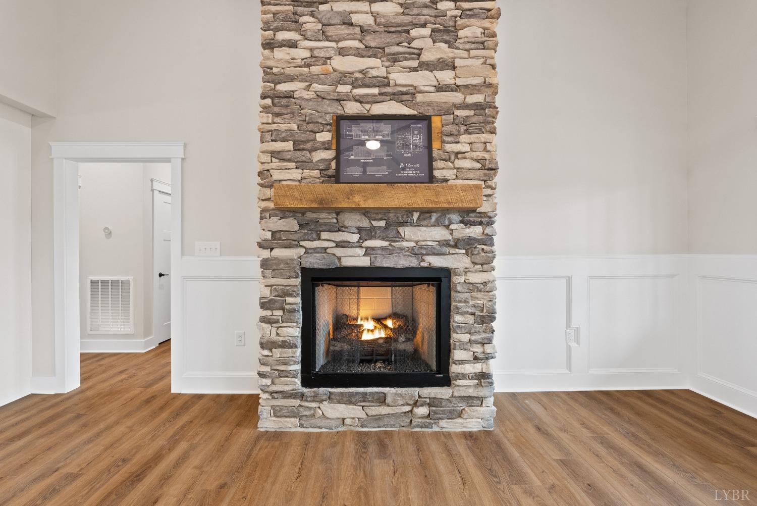 62 Burrell Drive Rustburg, VA 24588 - Photo 15 of 63 a living room with a fireplace in it