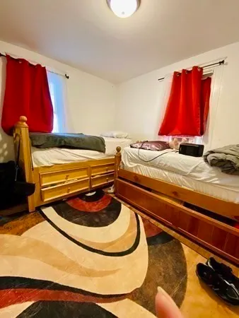 a room with a bed and a couch