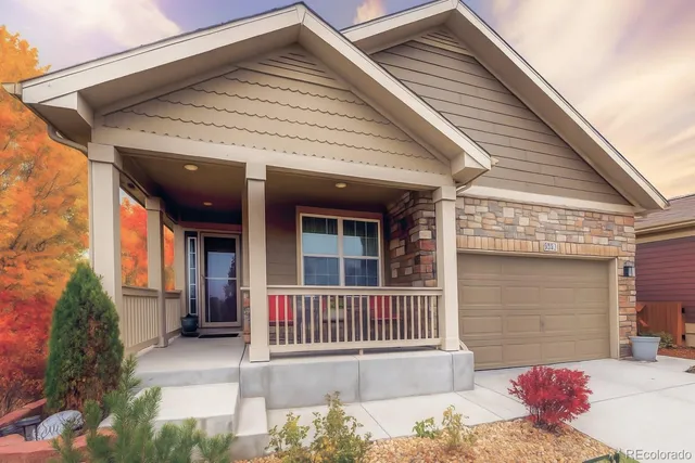 a view of a house with a patio