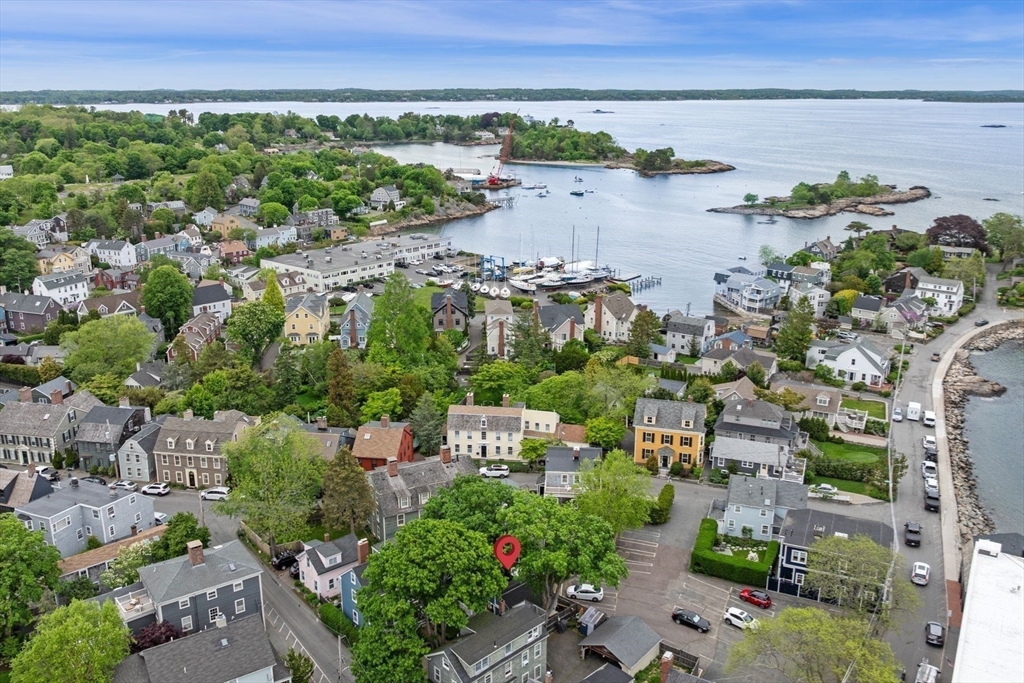 31 Franklin Street Marblehead, MA 01945 - Photo 31 of 35 an aerial view of a city and lake view