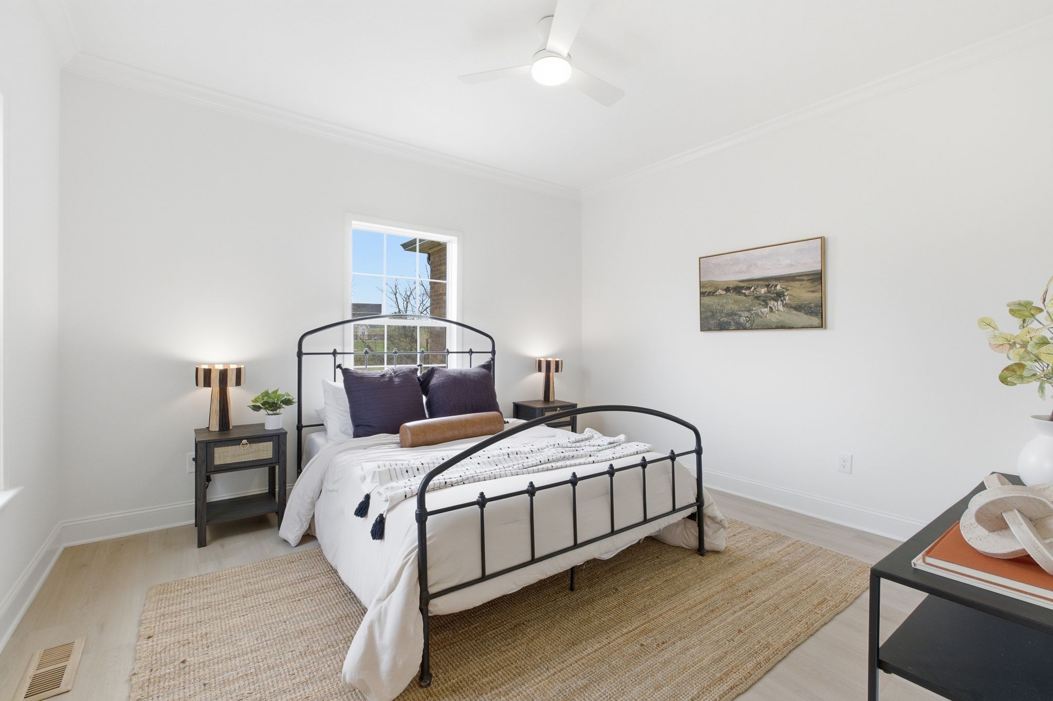 2113 Hanah Court Spring Hill, TN 37174 - Photo 23 of 36 a bedroom with a bed and a lamp