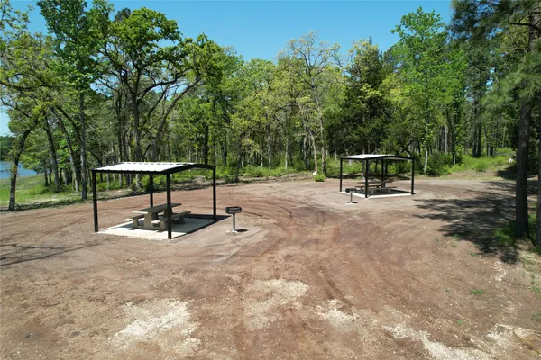 a view of a park with a bench