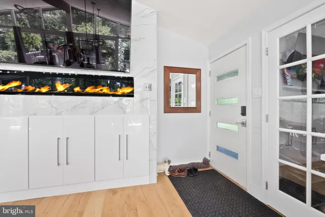 a view of an empty room