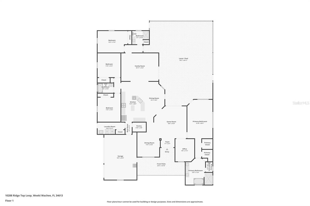 10288 Ridge Top Loop Weeki Wachee, FL 34613 - Photo 61 of 61 a picture of a room with wall painting