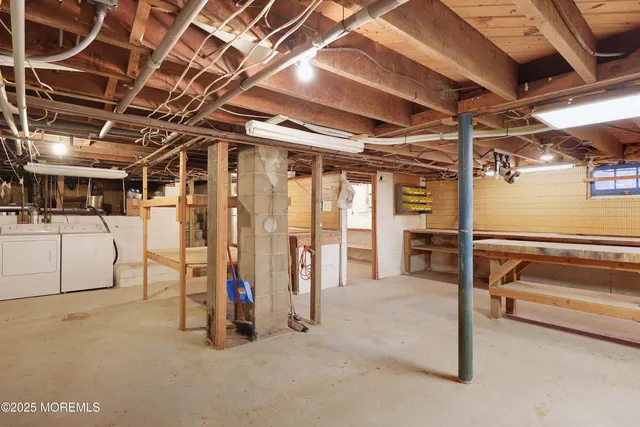 a roof deck with couch
