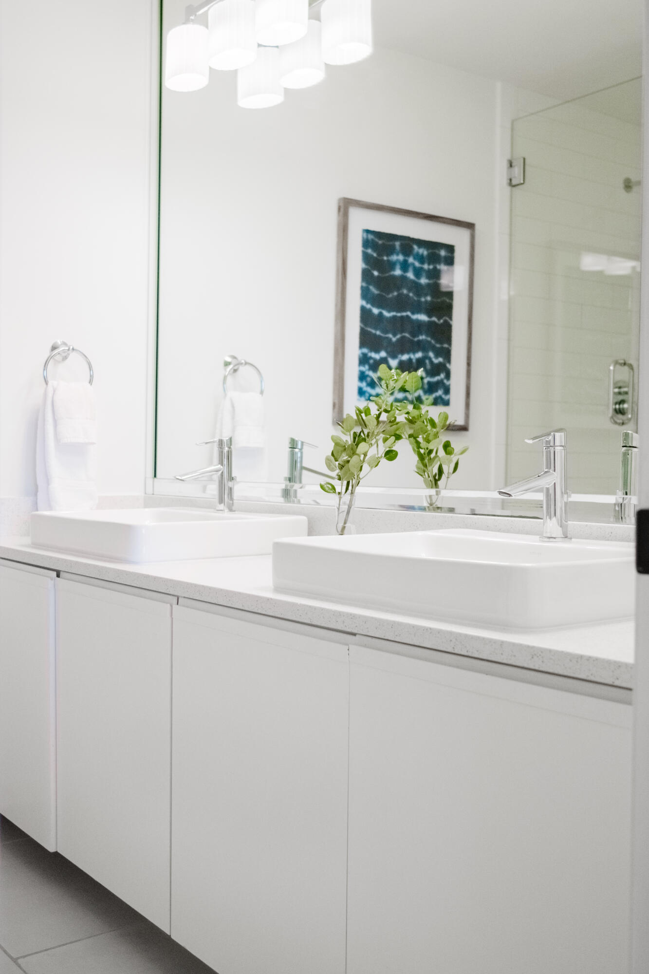 23011 Front Beach Road, Unit 58 Panama City Beach, FL 32413 - Photo 22 of 32 a bathroom with a sink and a mirror