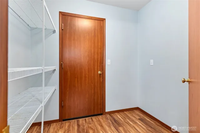 a view of front door