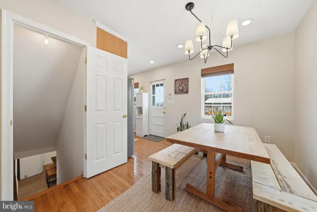 a view of a livingroom with furniture and window