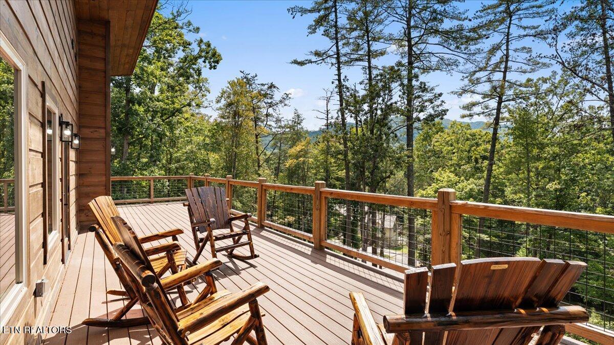 2932 Ginas Way Sevierville, TN 37862 - Photo 31 of 40 34-Upper Level Deck