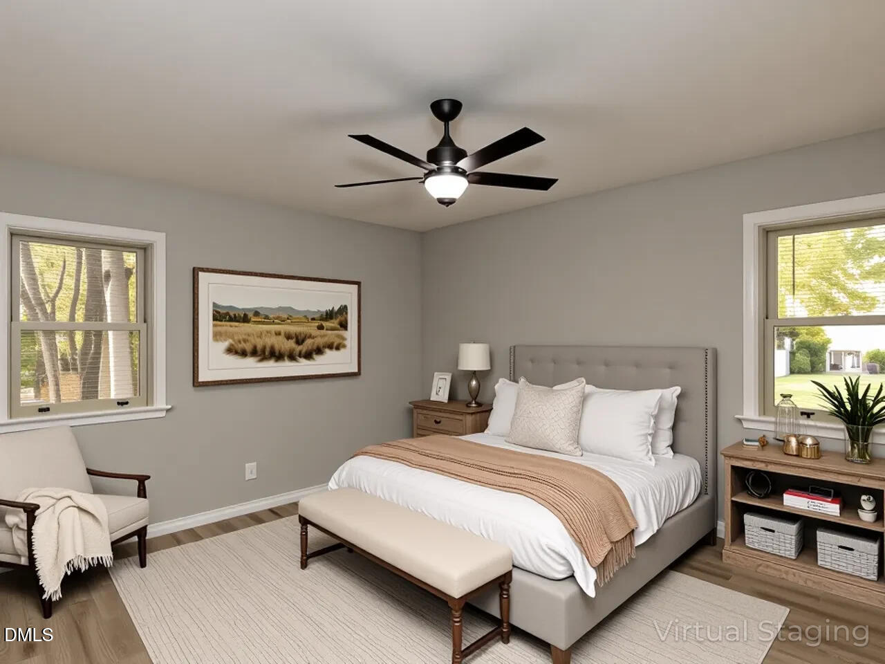 4800 Theys Road Raleigh, NC 27606 - Photo 17 of 43 a bedroom with a bed and a window