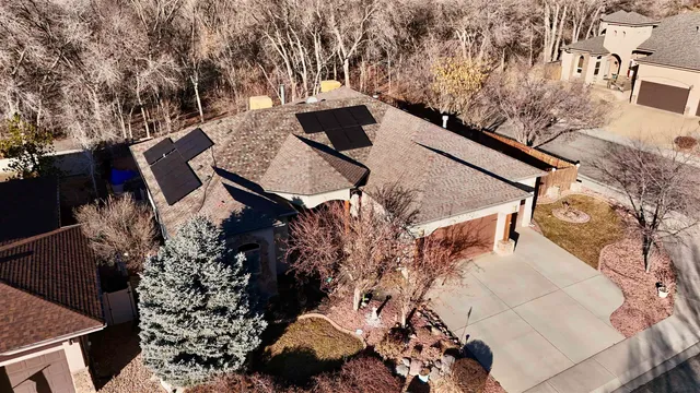 a view of a house with a snow