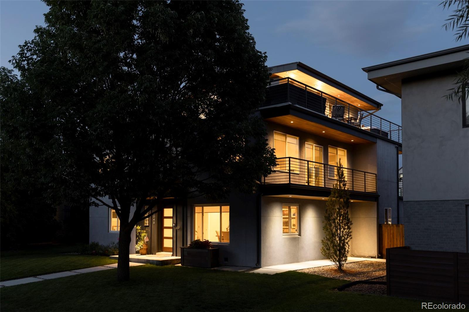 2048 Meade Street Denver, CO 80211 - Photo 40 of 50 a view of building with a yard