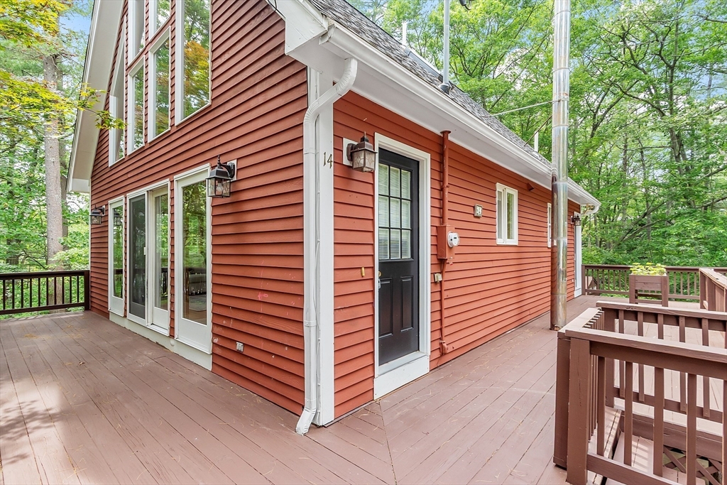 14 Boat House Road Groton, MA 01450 - Photo 32 of 41 a view of a house with backyard and deck