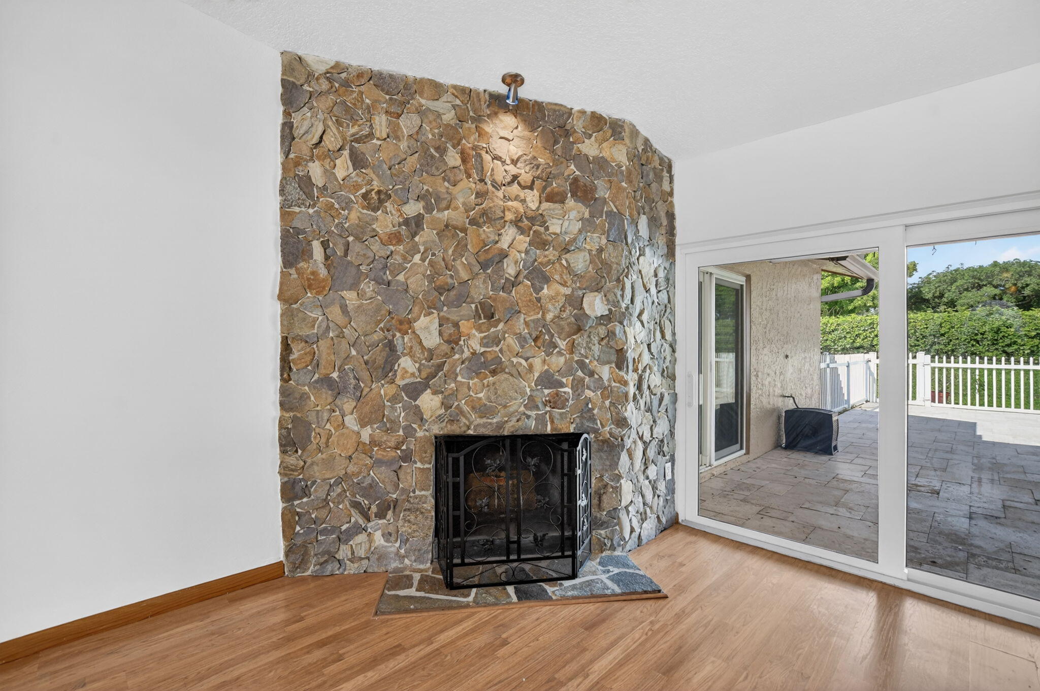 20876 Sugarloaf Lane Boca Raton, FL 33428 - Photo 6 of 57 Stone Wood Burning Fireplace
