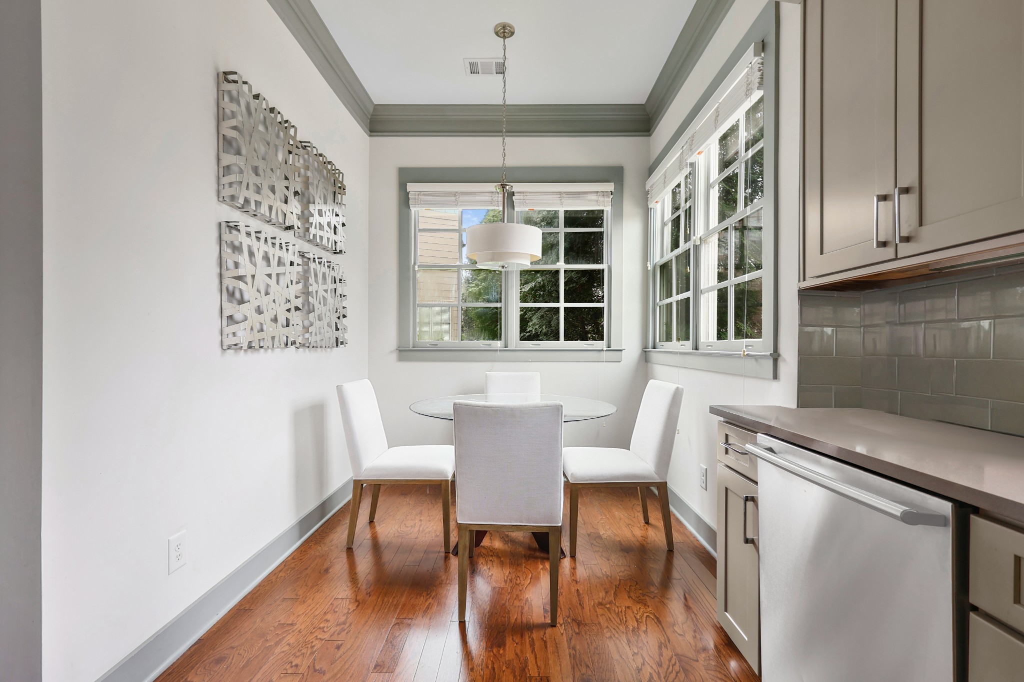 101 Cottage Lane Franklin, TN 37064 - Photo 13 of 20 a view of a dining room with furniture window and wooden floor