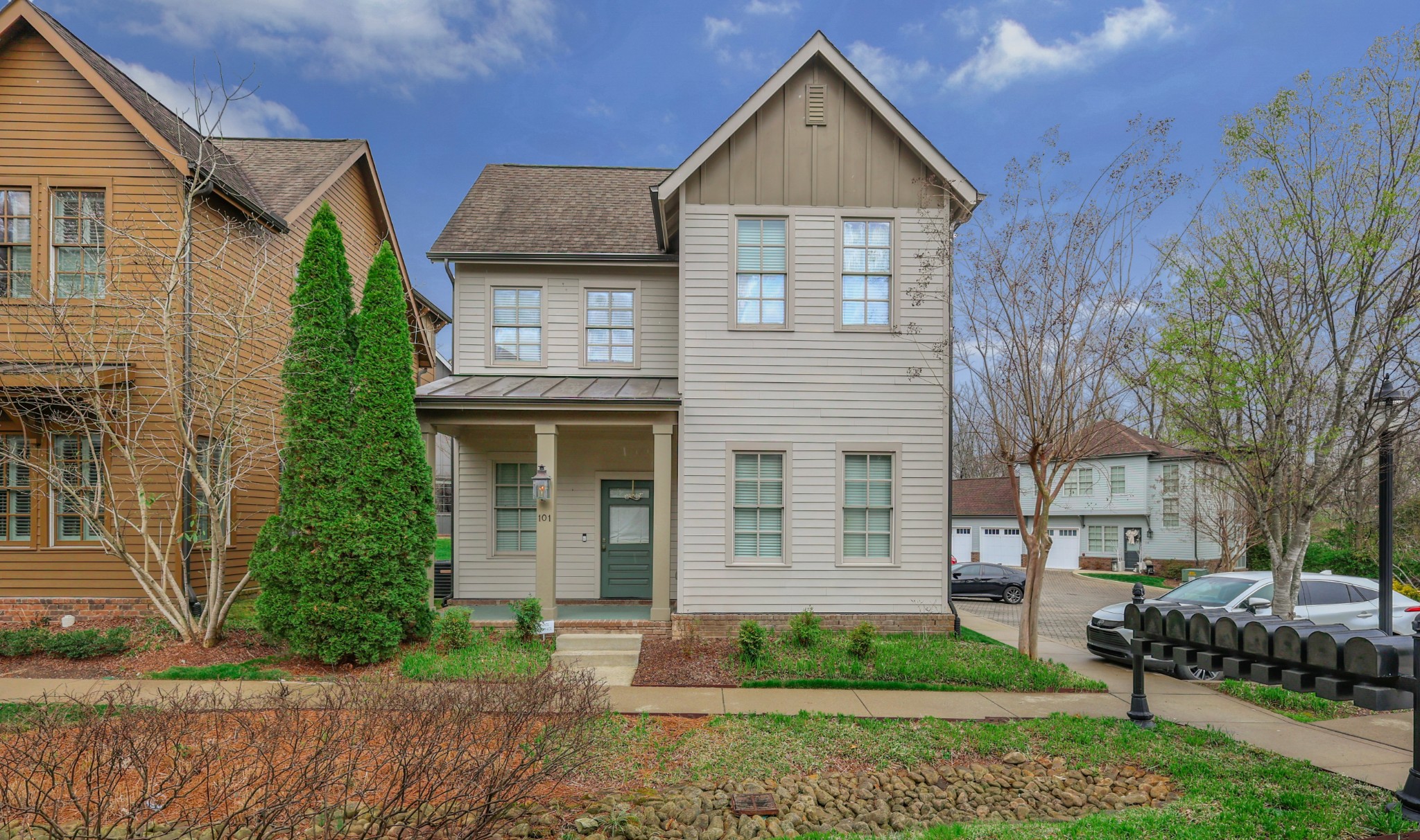 101 Cottage Lane Franklin, TN 37064 - Photo 2 of 20 a front view of a house with a yard