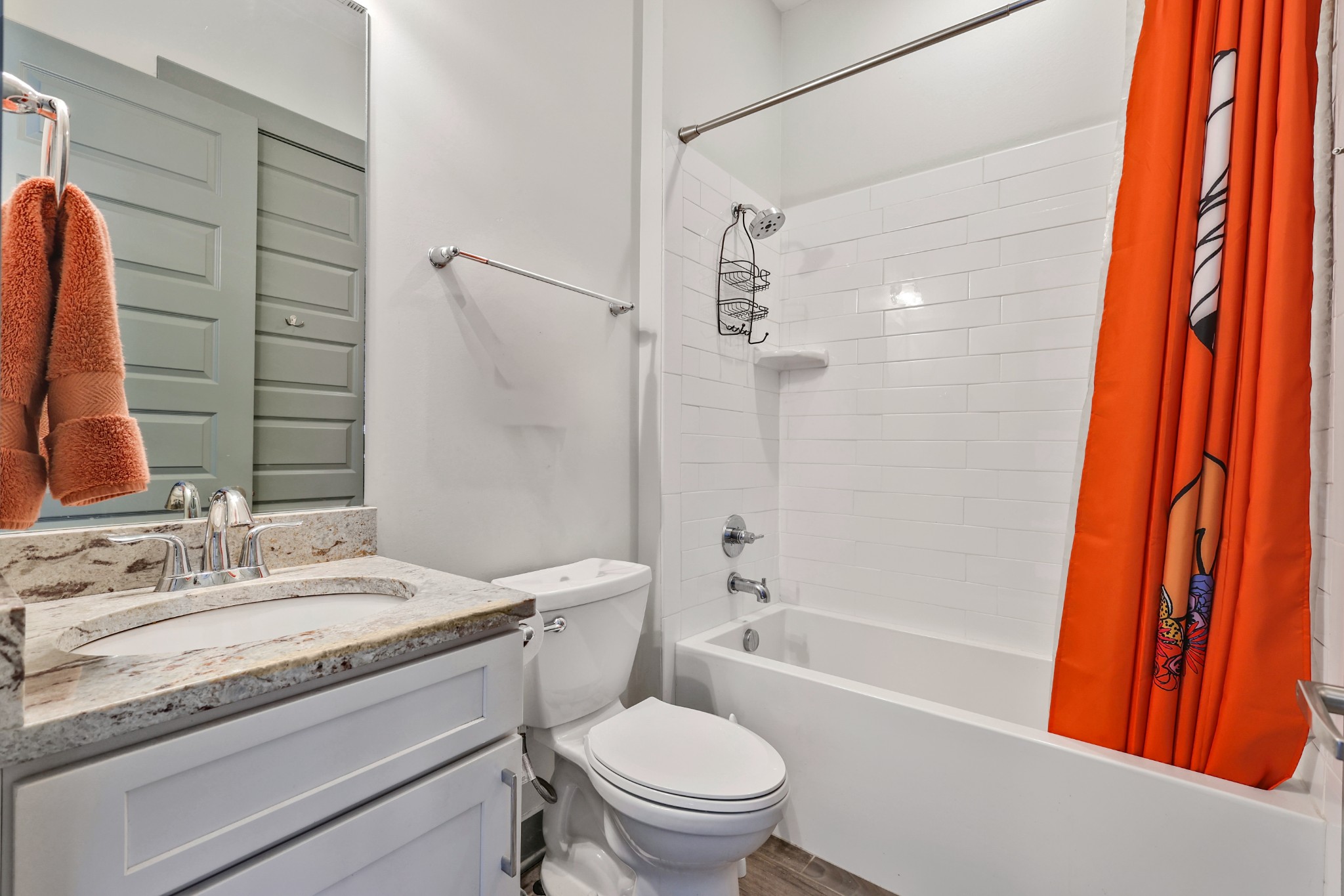101 Cottage Lane Franklin, TN 37064 - Photo 6 of 20 a bathroom with a granite countertop sink toilet and shower
