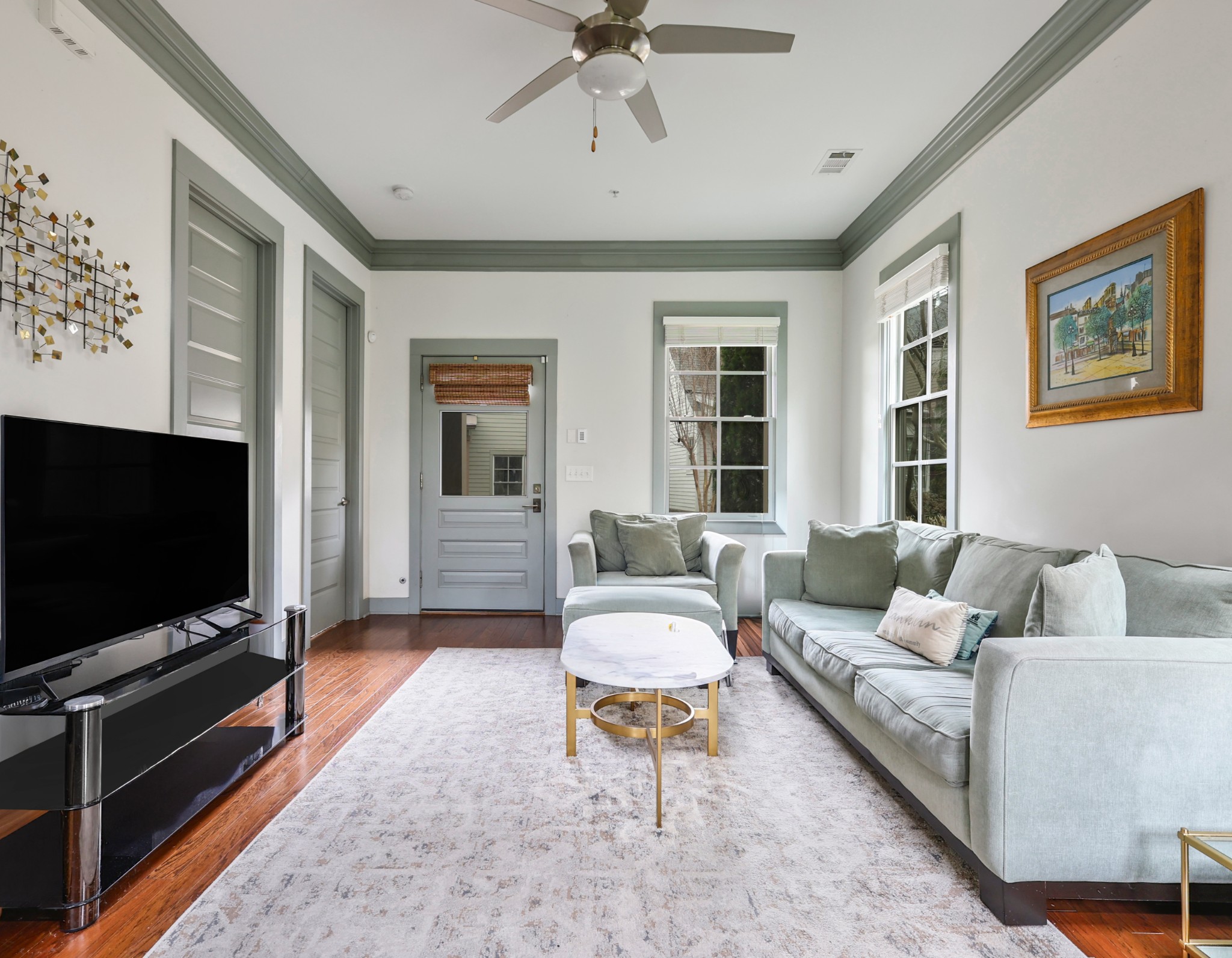 101 Cottage Lane Franklin, TN 37064 - Photo 10 of 20 a living room with furniture and a flat screen tv