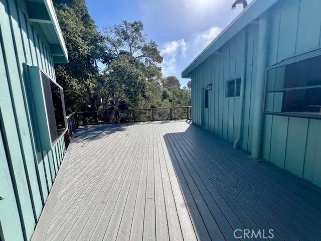 a view of backyard with green space