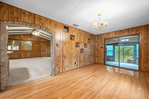 a view of an empty room