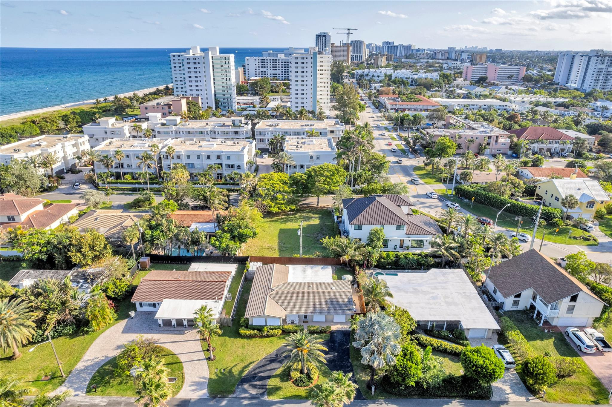 3404 Barton Road Pompano Beach, FL 33062 - Photo 2 of 46 an aerial view of residential houses with outdoor space