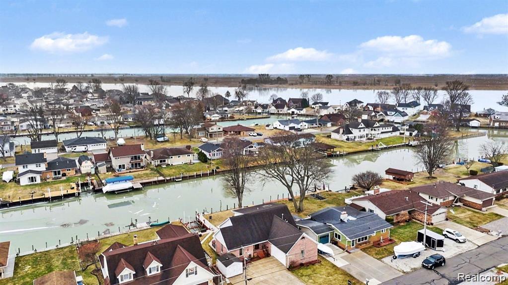 7277 Cardinal Road Algonac, MI 48001 - Photo 7 of 36 Aerial perspective of suburban area with a nearby body of water