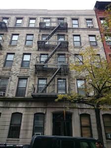 a front view of a building