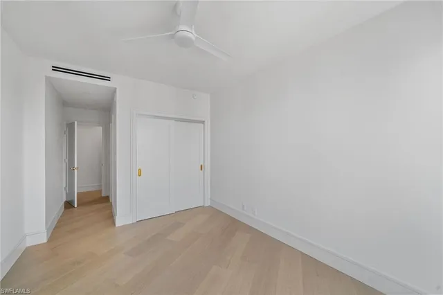 a view of an empty room