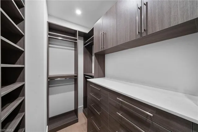 a view of storage and utility room in empty room