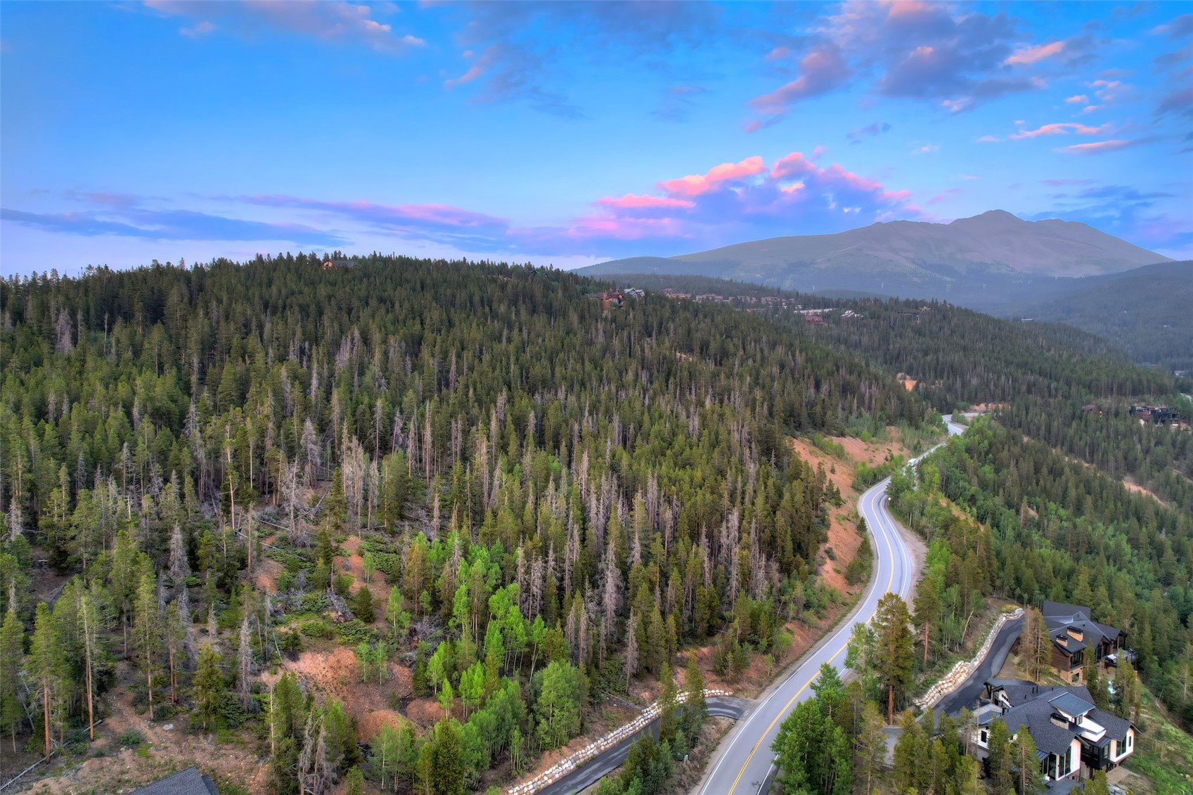 2211 Boreas Pass Road Breckenridge, CO 80424 - Photo 11 of 20 a view of a city with mountains in the background