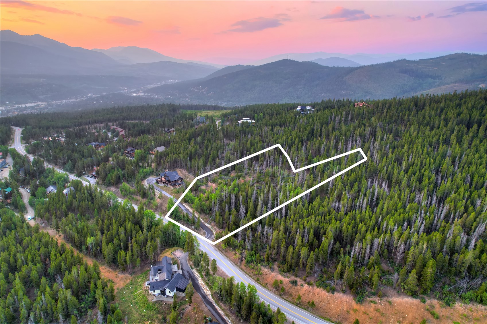 2211 Boreas Pass Road Breckenridge, CO 80424 - Photo 4 of 20 a view of a city from a balcony